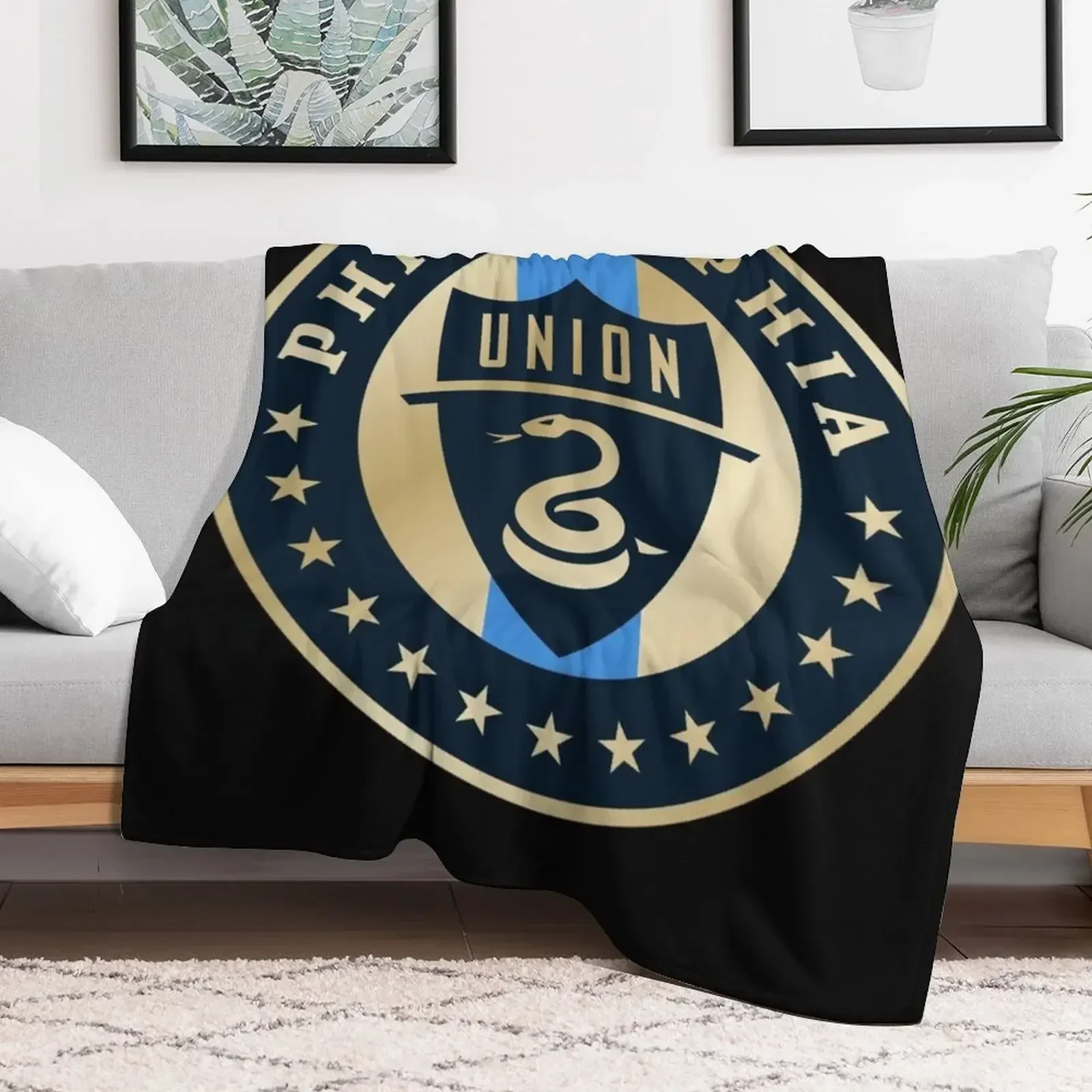 Philadelpia-Union selimut lempar Sofa raksasa selimut bulu longgar