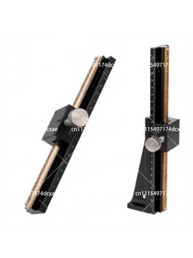 Precision Long Stroke X-Axis Displacement Platform LWX40 Slider Gear Rack Manual Fine Adjustment Small Dovetail Groove Slide