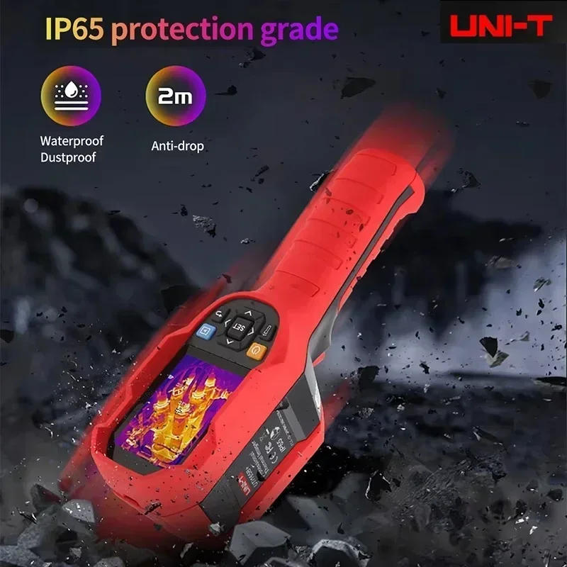 UNI-T UTI260B+ UTI165B+ Handheld  Thermal Imaging Camera For Water Pipe Leak And Power Electrical IP65 UTi260B UTI120S UTI160S view 6