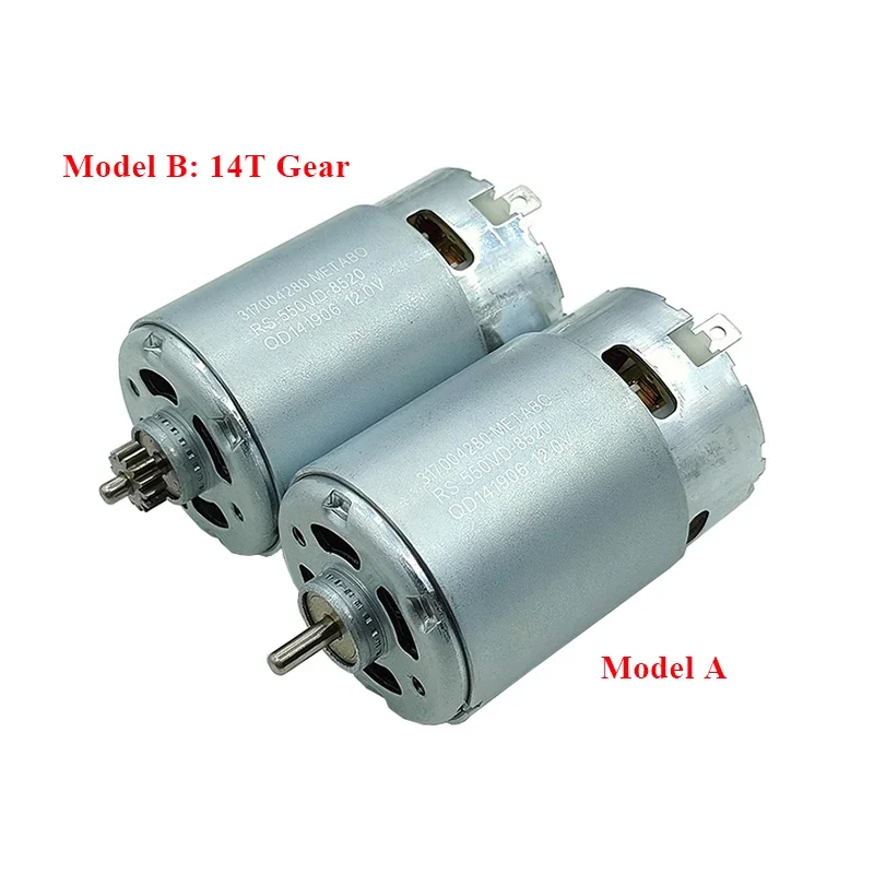 

MABUCHI RS-550VD-8520 317004280 DC 12V 22000RPM High Speed Power Electric Motor for METABO Cordless Drill Garden Tools