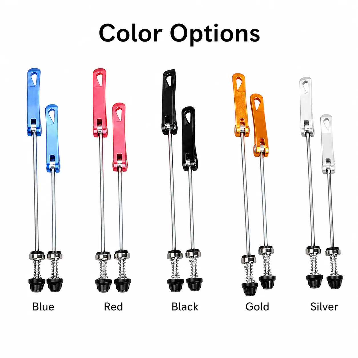 Mountain Bike Flower Drum Lengthened Quick Break Rod Single Axle Leather Quick Break Equipment Accessories