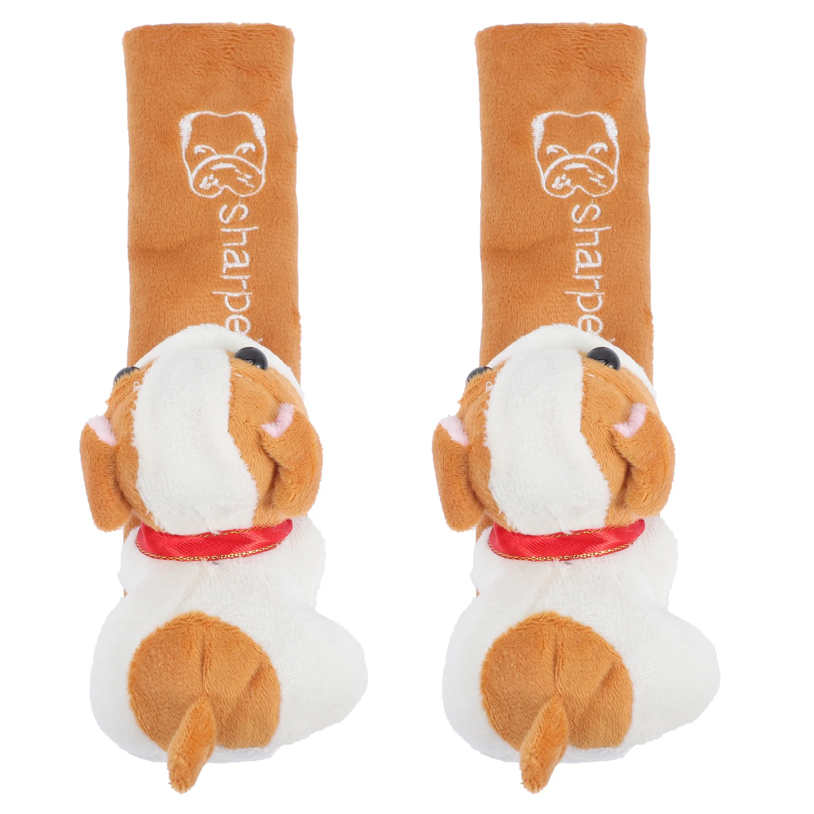 

2Pcs Protective Shoulder Pads Cartoon Dog Design Cushion Cover for Safety Comfort Padding