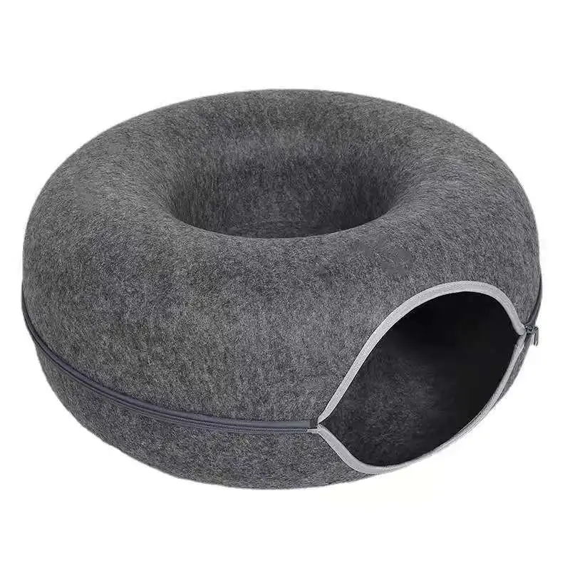 Felt Tunnel Nest Cat Toys Cat Rolling Cage Pet Supplies