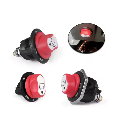 100A/12-32V Battery Disconnect Switch Power Isolator Cut Off For Auto SUV RV Car Boat Yachts Truck Caravan Camper Marine VanBoat