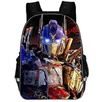 Mochila para niños T-Transformers Optimus P-Prime, mochila para niños de regreso a la escuela, mochila informal ligera para estudiantes