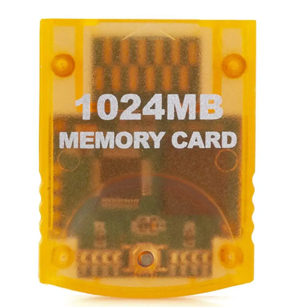 1024MB Memory Card for Nintendo Wii for Gamecube GC Game Memory Card for Wii Console Easy to Use, Orange