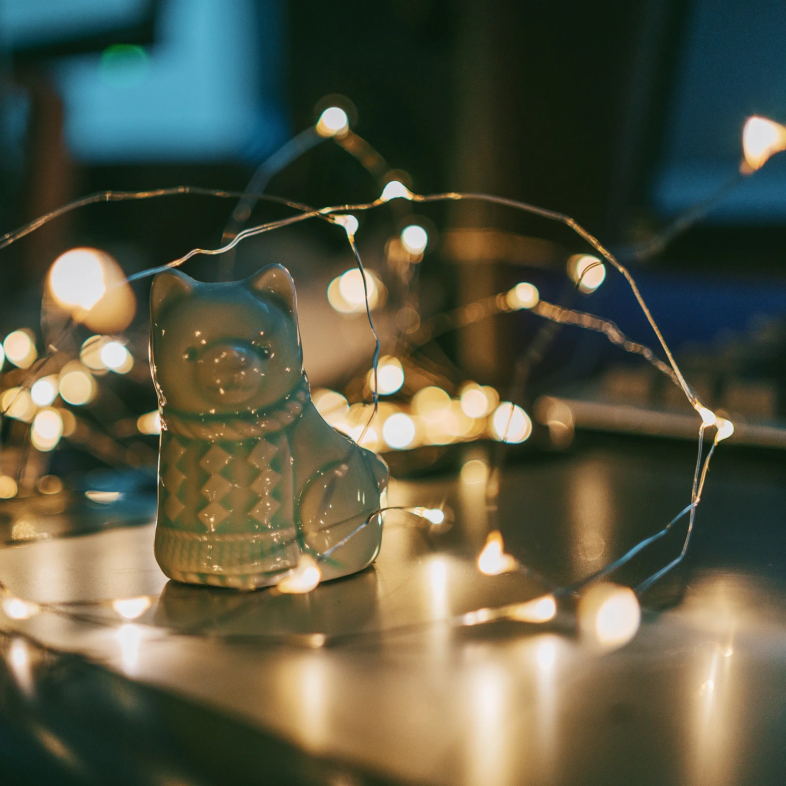 

40 LED Copper Wire Fairy String Lights Flexible Twistable for Christmas Wedding Home Window Festival Shows Commercial Use