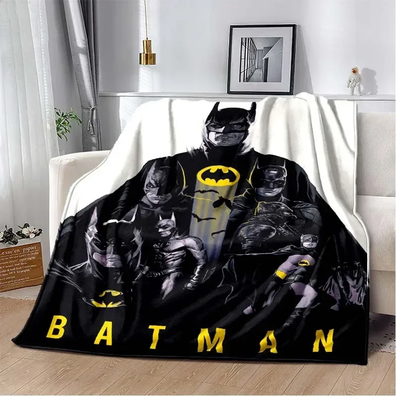 H--Heroic B-Bat-man Printed Blanket Leisure Sofa Blanket Home Sheet Sofa Office Air Conditioning Soft LeisureTravel Customizable