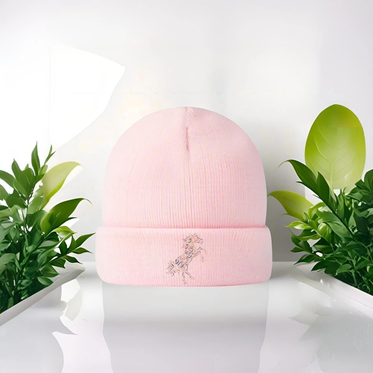 قبعة محبوكة جديدة للجنسين من الخط العربي 2026 - أغطية رأس شتوية متعددة الألوان ودافئة ومريحة مع f أنيقة #3