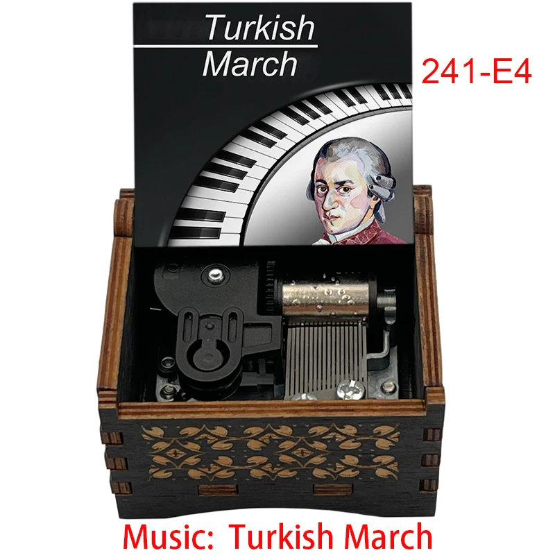 موزارت تركيا مارس صندوق تشغيل الموسيقى الخشبي الكلاسيكي الله تركيا البيانو ميلودي يختتم حركة لطيف هدية للأصدقاء الأسرة عيد ميلاد #5