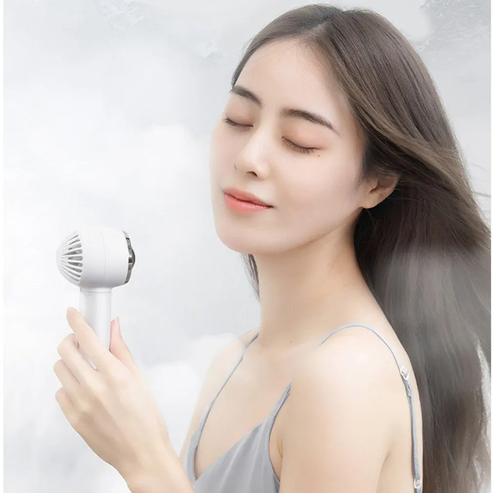 Летний портативный мини-вентилятор с турбонаддувом, высокоскоростной вентилятор, регулируемые настольные вентиляторы с 3 скоростями, USB Перезаряжаемый охладитель воздуха Fan