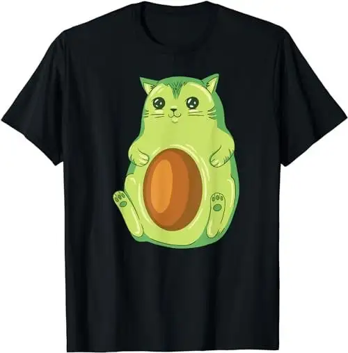 Cat T Shirt Funny Avocato Sweat 32675