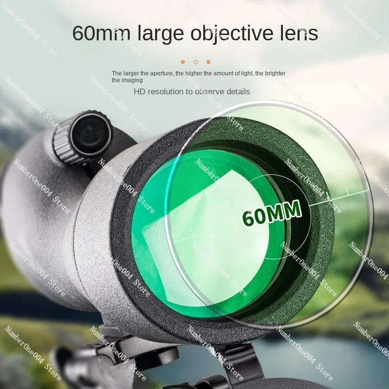 Outdoor high definition 25-75X60 large eyepiece variable magnification night vision high magnification photos