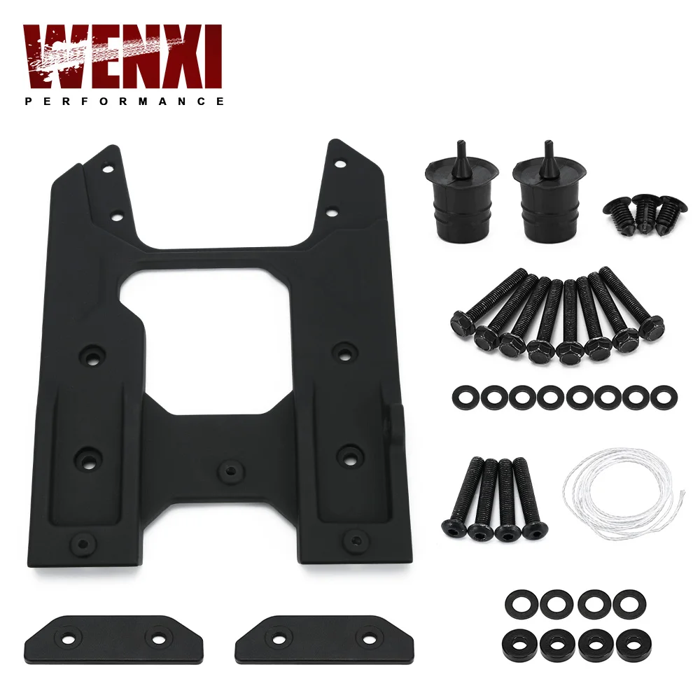 Spare Tire Carrier Tailgate Bracket Hinge Reinforcement Kits 82215356AB for Jeep Wrangler JL 2018 2019 2020 2021 2022