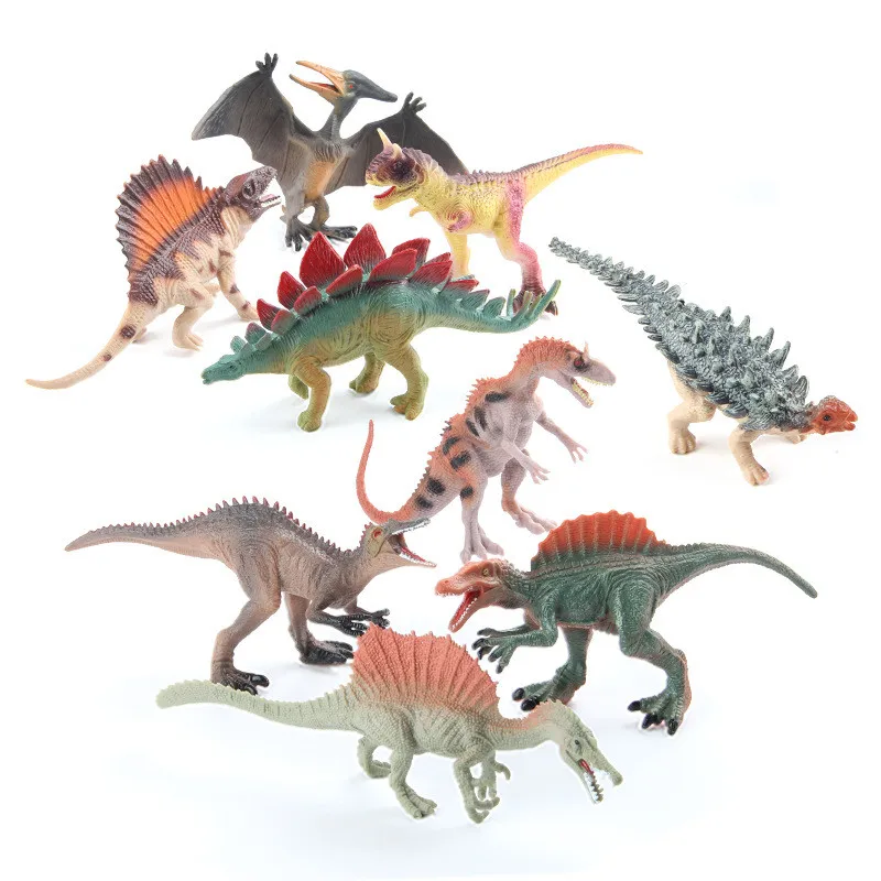 Simulation Dinosaur Figures Toy Dino Park Carnotaurus Pterosaur Tyrannosaurus Model Collection Toy Kids Gift