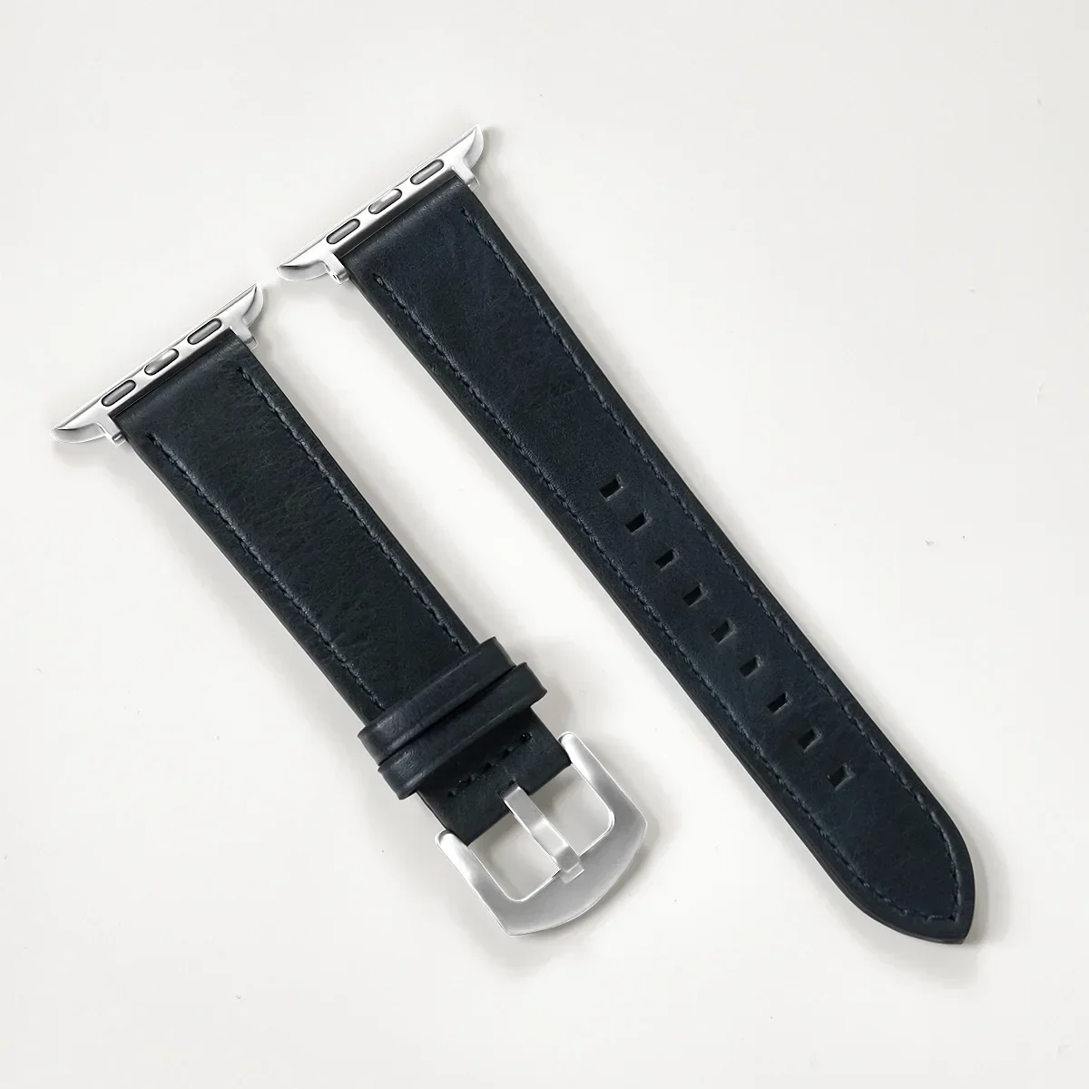 Kalbsleder-Uhrenarmband für Apple Watch 49mm 46 45 42 40mm 41mm Damen Herren Armband für iWatch Serie 11 10 9 8 7 6 Se Band