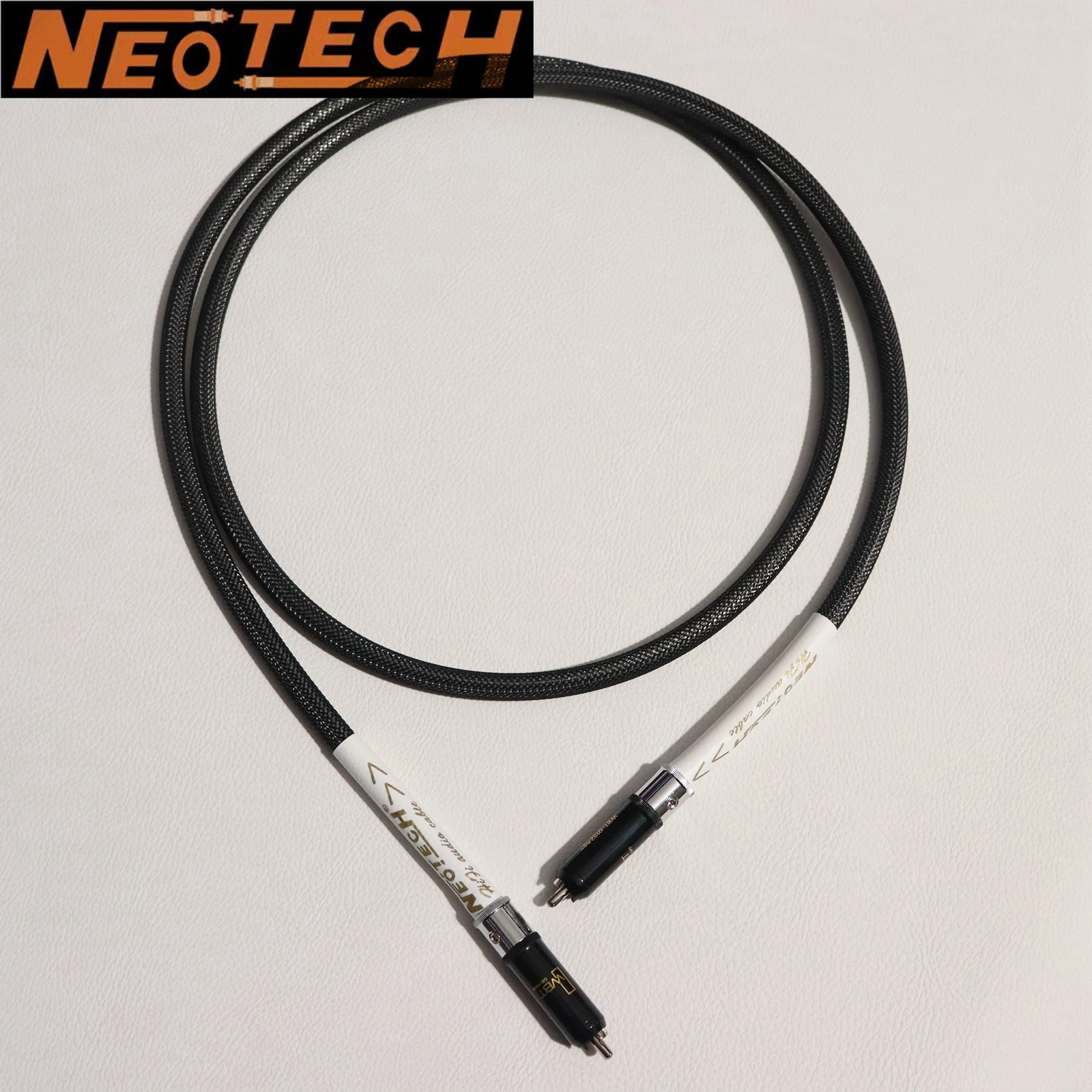 NEOTECH RCA audio Coaxial Cable OCC single crystal copper silver-plated 75ohm AES/EBU digital cable with WBT 0152ag RCA plug