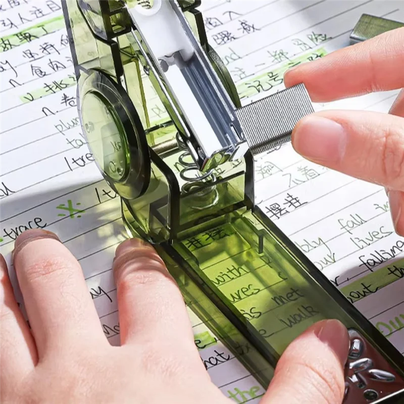 A13E-Rotatable Stapler For Students For Office Use Stapler For Stationery Binding Machine