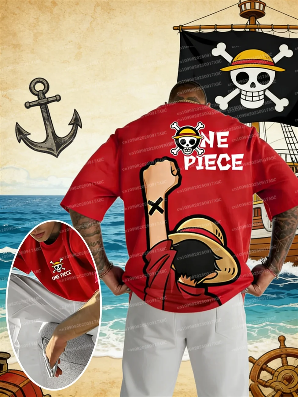 

One Piece Luffy Zoro Graphic T Shirts Men Tshirt Anime Print Summer Women Cotton Tshirt Oversized Kid Short Sleeve Streetwear