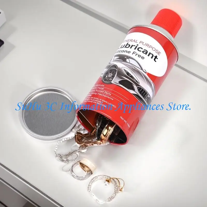 Creative Disguised Metal Safety Storage Box Case Designed As Lubricants Oil Can