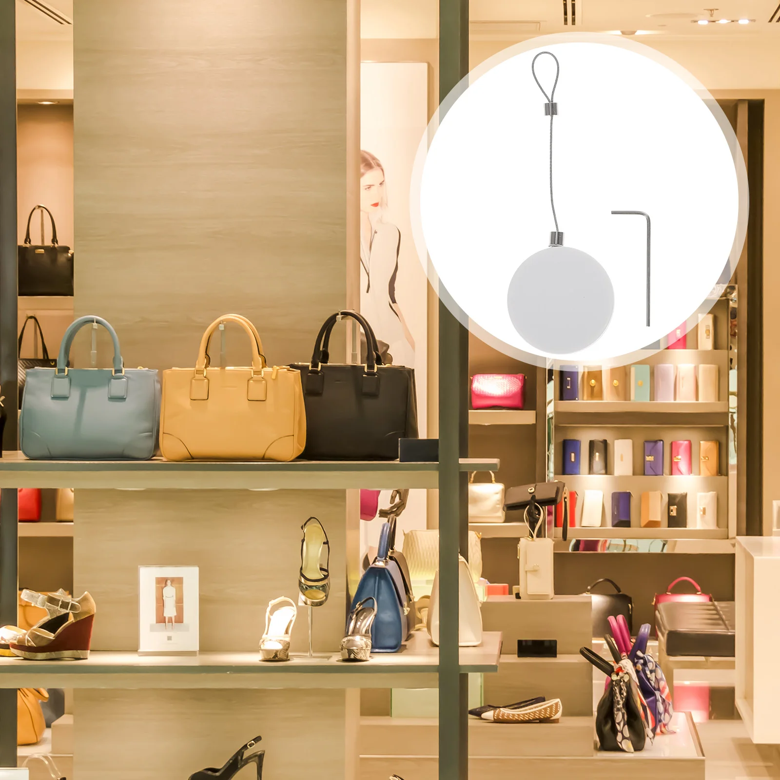 5 Pcs Anti-theft Rope Box Telescopic Cable Cases Steel Wire Vr Management Retractable Steam Commodity