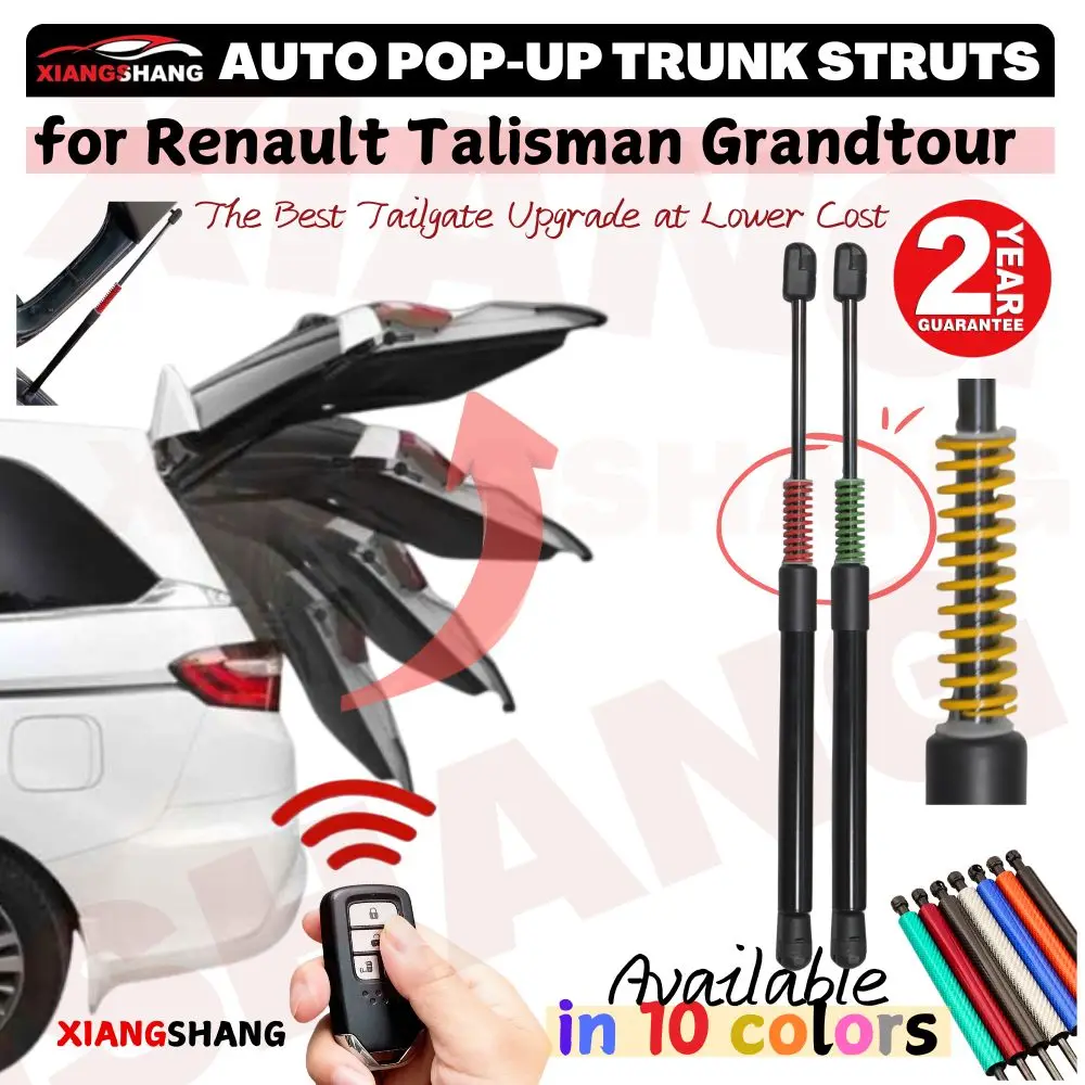 Auto Pop-Up Trunk Struts for Renault Talisman Grandtour (KFD) 2016-2022 Estate Automatic Opening Gas Lift Supports with Springs