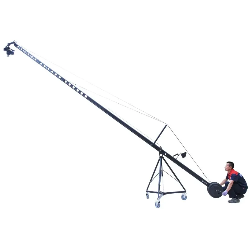 

Xf108-8m Квадратный рычаг Cam era Rocker Jib Crane Контроллер быстрой установки Съемка фильмов Вращающийся на 360 градусов стабилизатор