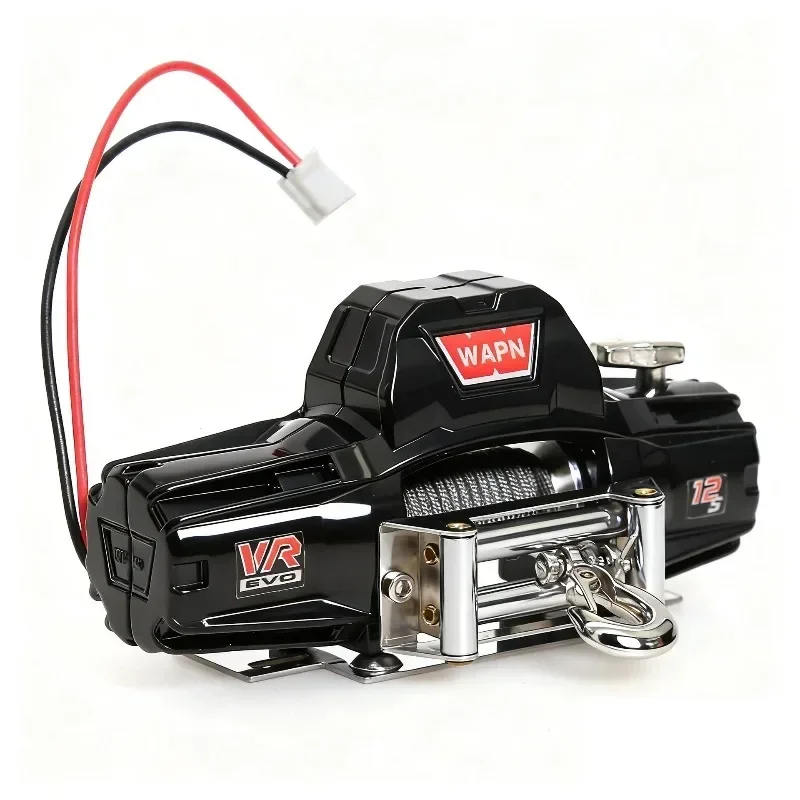 

Simulation Metal Automatic Winch For 1/10 1/8 1/7 RC Crawler Car MJX H8H Trxs TRX4 Axial SCX10 II III MST Redcat Accessories