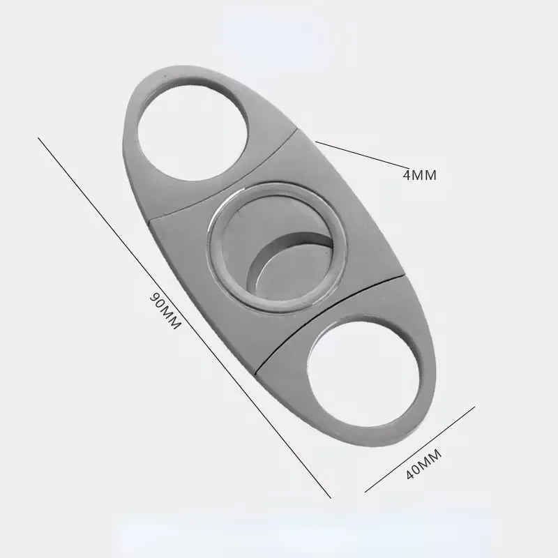 Stainless Steel Cigar Cutter Metal Classic Cutter Guillotine Cigar Scissors Gift Puncher Cutting Knife Cigar Accessory