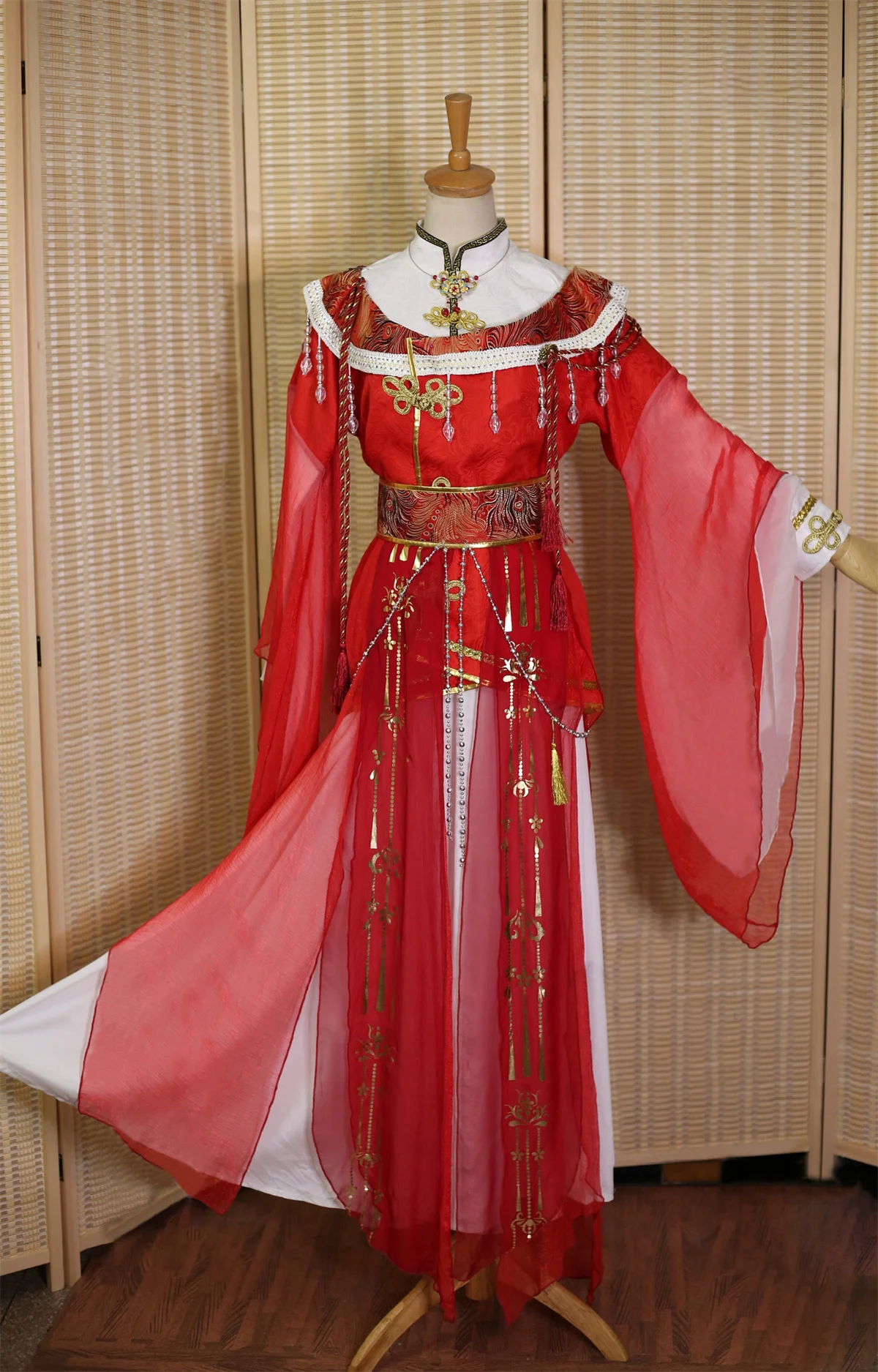 Heaven Official's Blessing Prince Yueshen Xie Lian Cosplay Ancient-Costume Men Women Han Chinese Clothing Red Wedding Dress