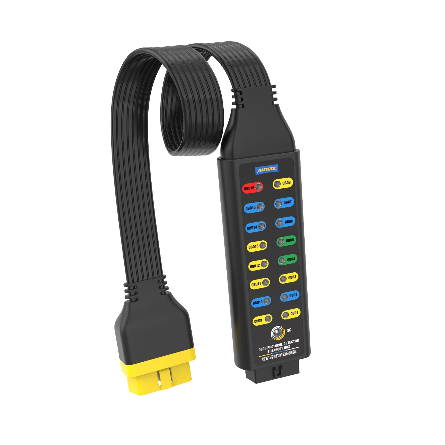 

OBD Car Diagnostic Scanner with 45cm Cable 16-Core Engine Analyzer Signal Detection Power Tools for Truck Models