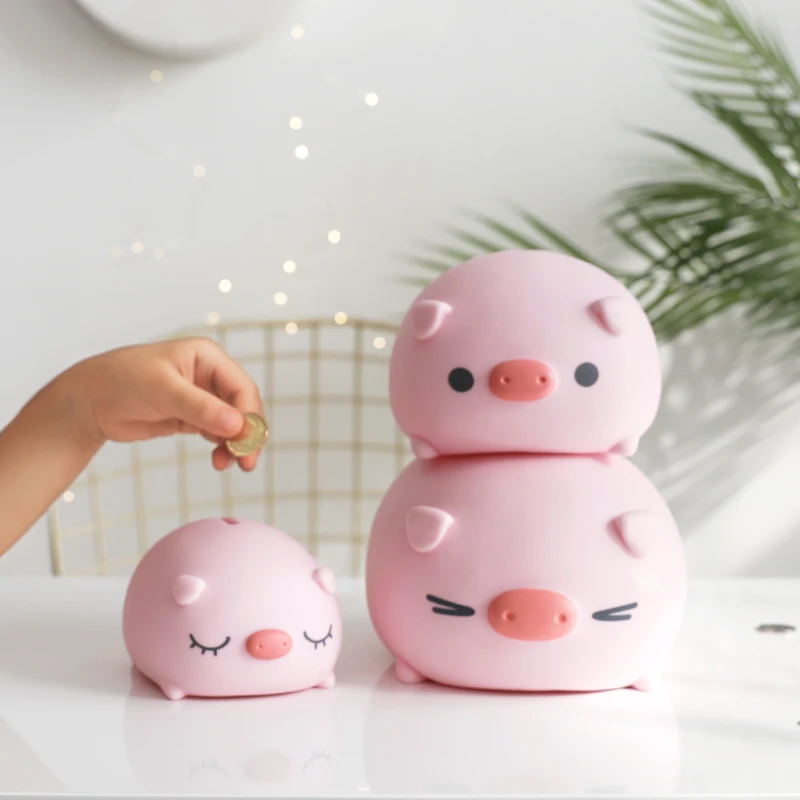 

【Hot Sale】High Capacity Cute Piggy Bank Shockproof Creative Design Trendy Gift For Girls Money Boxes Fun Birthday Present Idea​