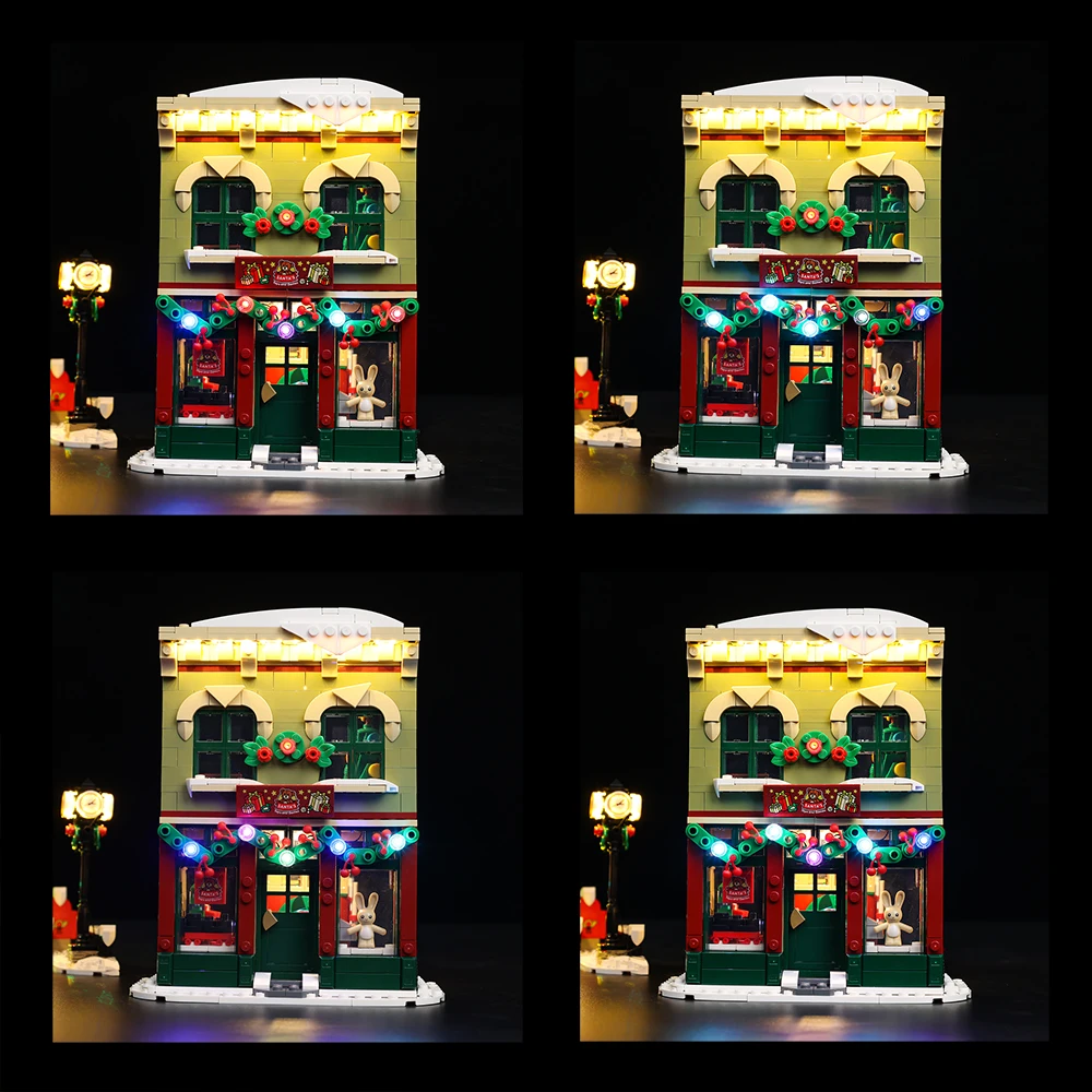 LED Light  Kit For 10308 Holiday Main Street Christmas Lighting Set  DIY Toys Set (Not Included Building Blocks)