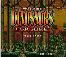 Dinosaurs For Hire Region Free 16Bit MD Game Card For Sega Mega Drive For Genesis