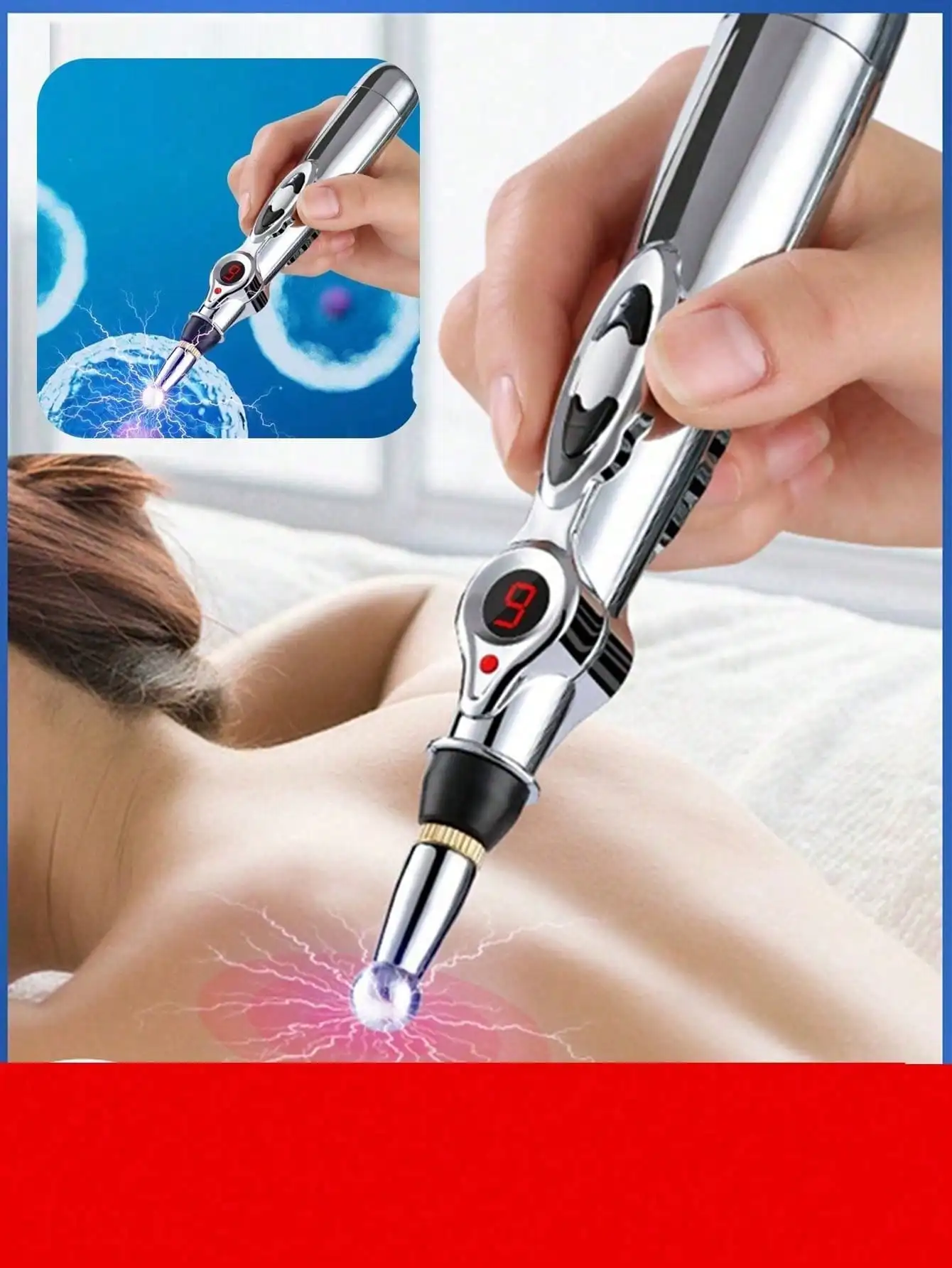 2026Meridian Pen Electronic Energy Circulation Massage Pen Energy Pulse Pen Meridian Pen Soothing And Relaxing Household