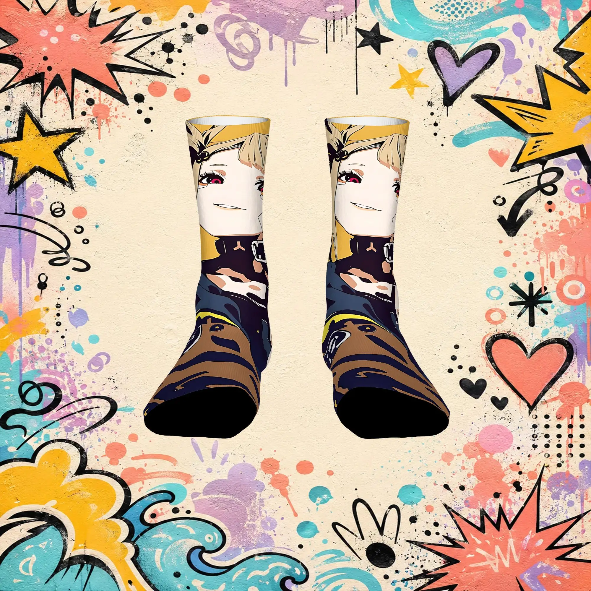 Circuit Sweethearts Trendy Men's compression Socks Unisex items Crew Sock Cycling socks