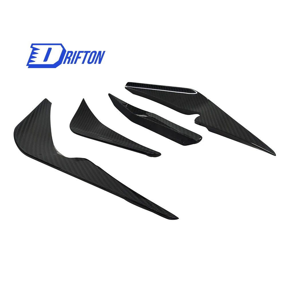 

Front Bumper Canards for Lotus Emira MT Style Dry Carbon Fiber Kits