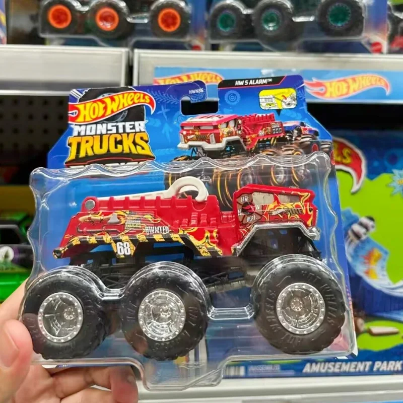 ماتيل هوت ويلز 1/64 شاحنات مونستر سلسلة الحفارات الكبيرة ميجا ريكس تايجر شارك تحصيل سيارات لعب دييكاست لعبة هدية هدايا السيارة #2