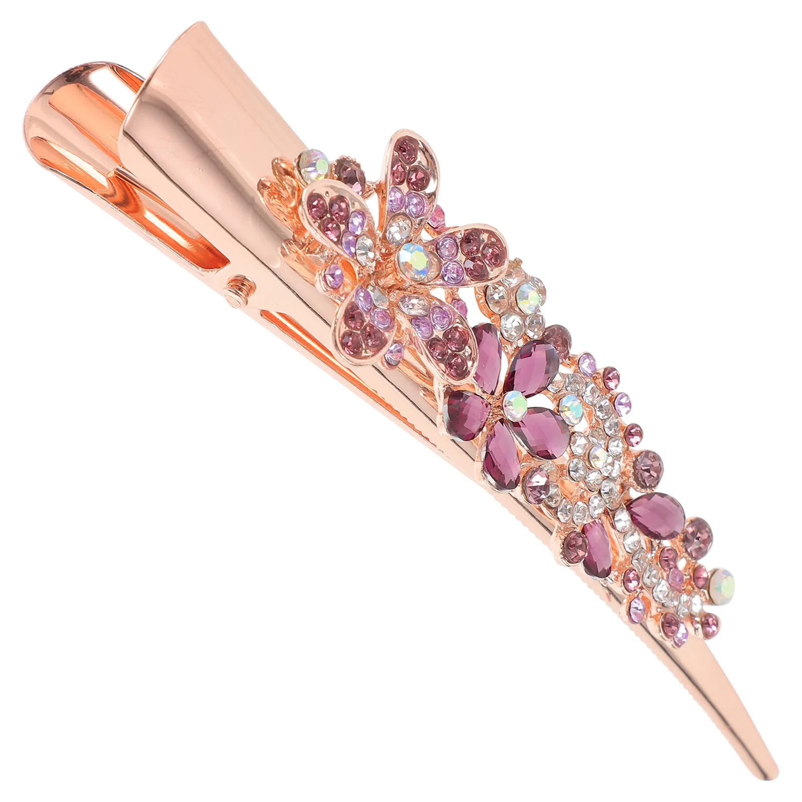 

Horn Clip Rhinestone Hair Accessories for Clips Girls Cute Women Diamond Decorate