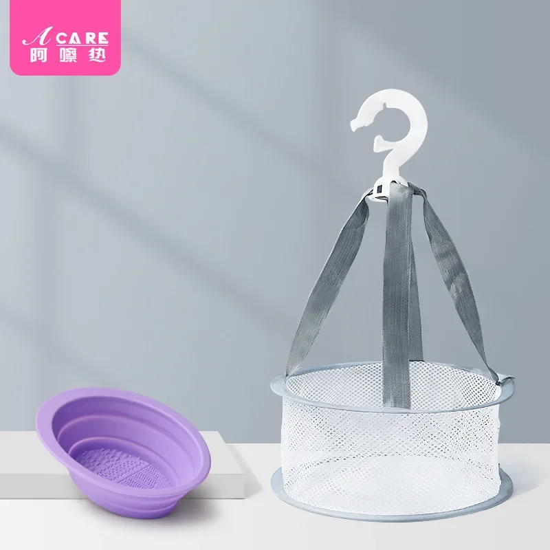 

DX01/Drying Net/A1PQ5-Easy-to-Use Makeup Brush Cosmetic Egg Dish Washing Cleaning Tools Drying Draining Net Pocket Dryin