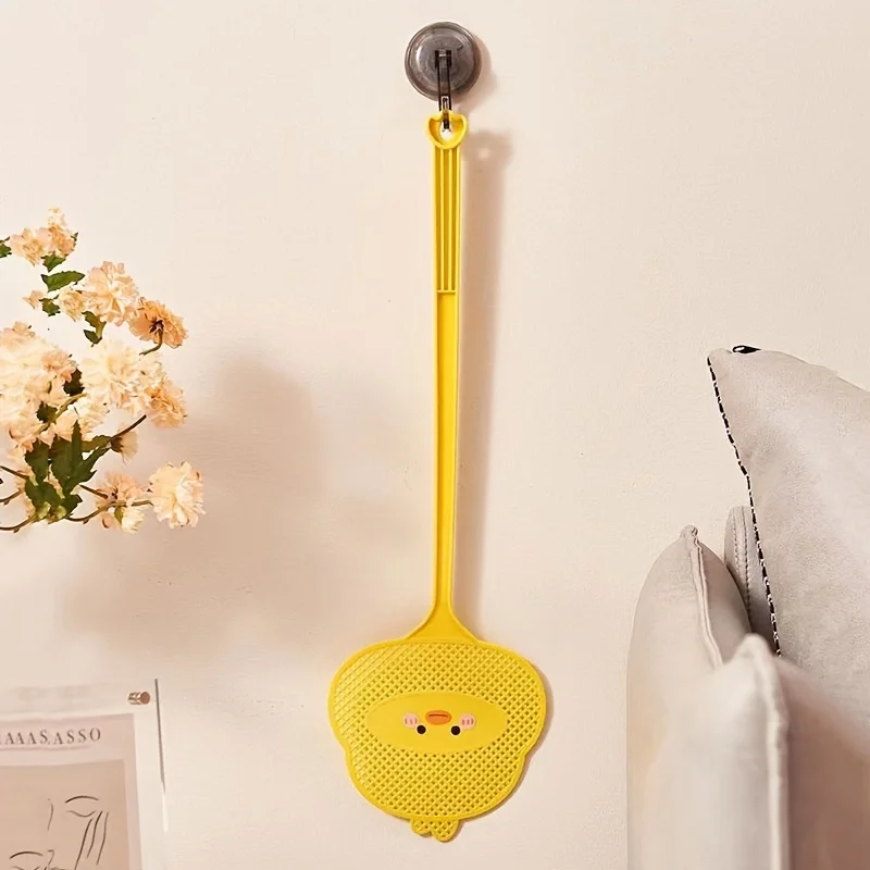 1pc Cute Cartoon Fly Swatter-rozszerzalny uchwyt i wytrzymała, zagęszczona konstrukcja-łatwo zabija komary