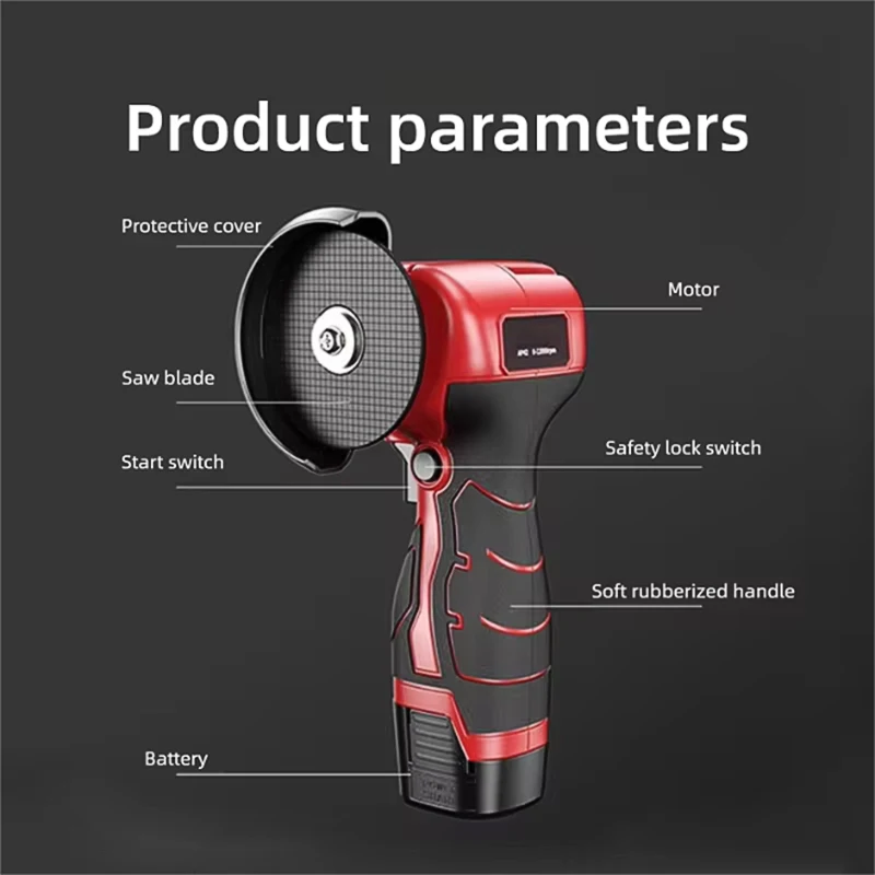 JH 28000RPM 16.8V Angle Grinder Rechargeable Grinding Tool Cordless Polishing Machine Diamond Cut Electric Tool