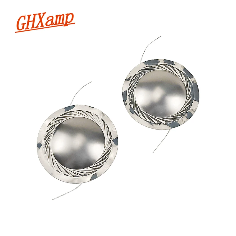 GHXAMP 38.5mm High Pitched Imported Treble Titanium Film Copper Clad Aluminum Coil With 38.6 Cores And Two Outgoing Wires 2PCS