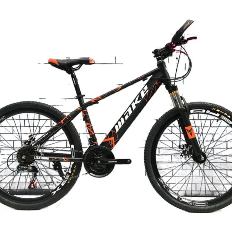 Variable Speed Mountain Bike for Male and Female Students High Carbon Steel Double Disc Brake 30 Ring 26 Inch 24 Speed New 2024