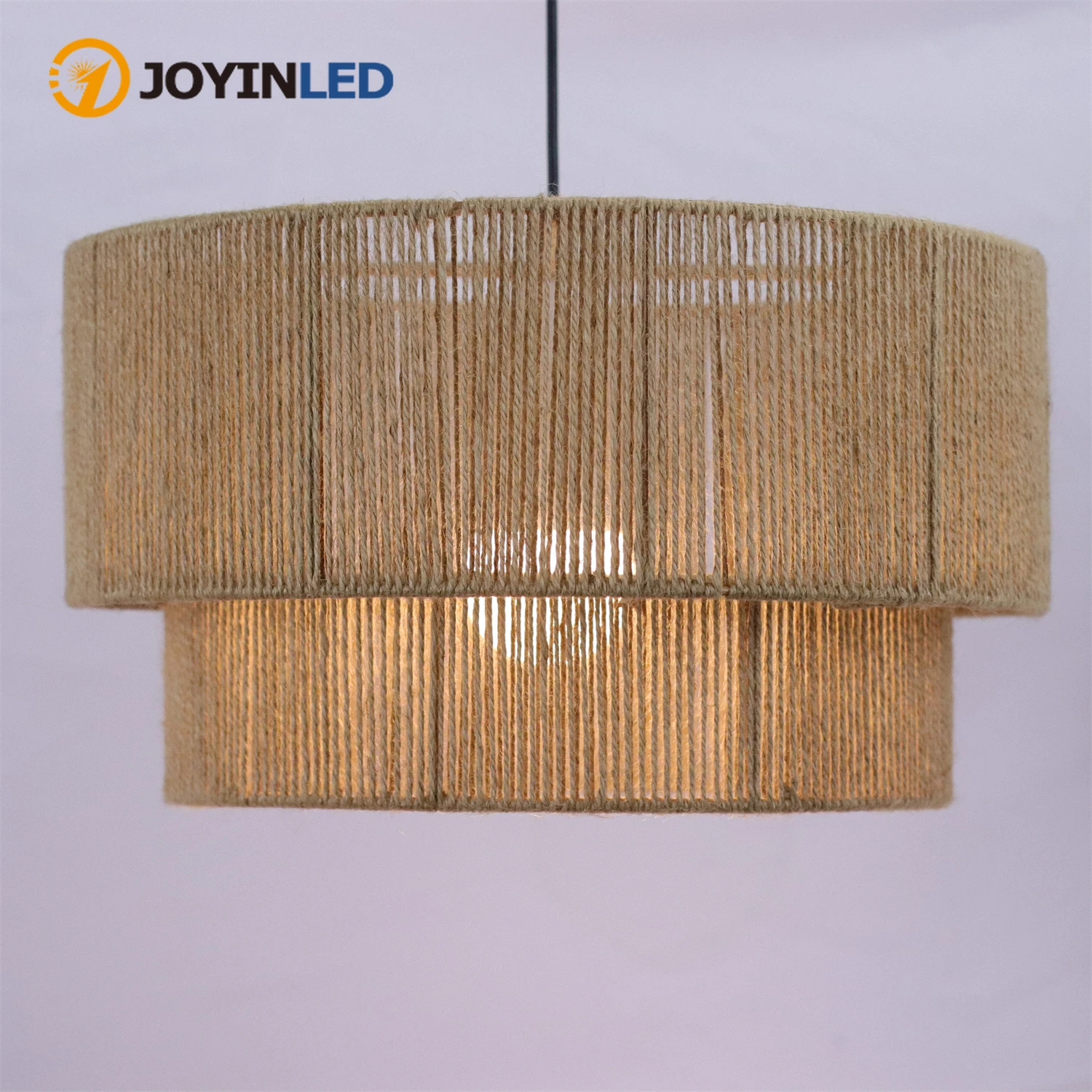

JOYINLED Boho Rattan Chandelier Light Fixture Hand Woven Pendant Light Farmhouse Rustic Hanging Lamp for Kitchen Island Bedroom