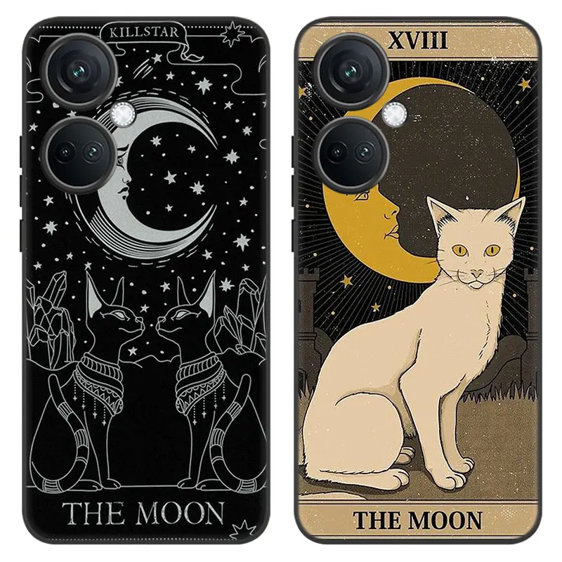 Witches Moon Tarot Mystery Totem Cartoon Cover Case For OnePlus Nord CE3 Lite 3 12 11 2T N30 CE2 N300 N200 10 9RT ACE 2V Pro 5G