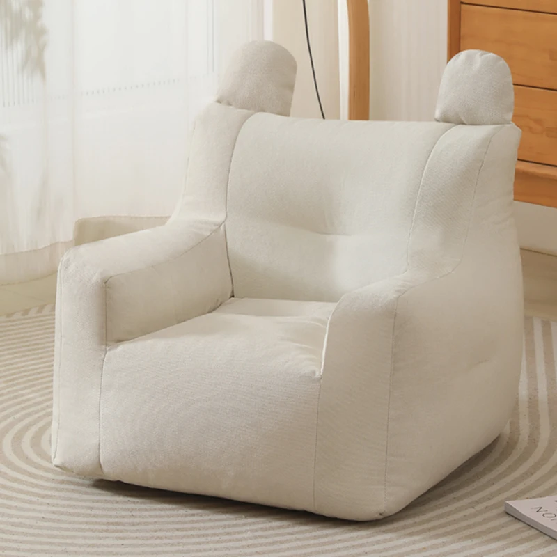 Asiento Furniture Modern Relax Kawai Bean Bag Sofa Sitting Comfortable White Lounge Single Bean Bag Sofas Lounge Sitting Puf De