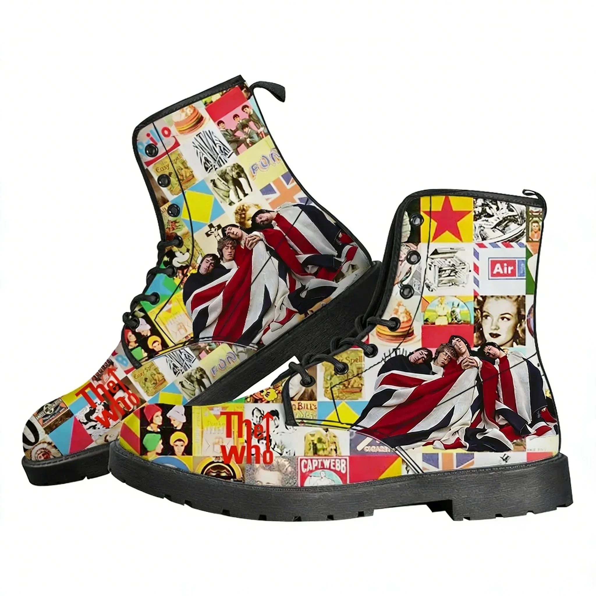 

The Who Boots Mens Womens Teenager Casual Boot Outdoor High Quality Personalized Casual Lightweight Fashion Pattern Custom Shoes