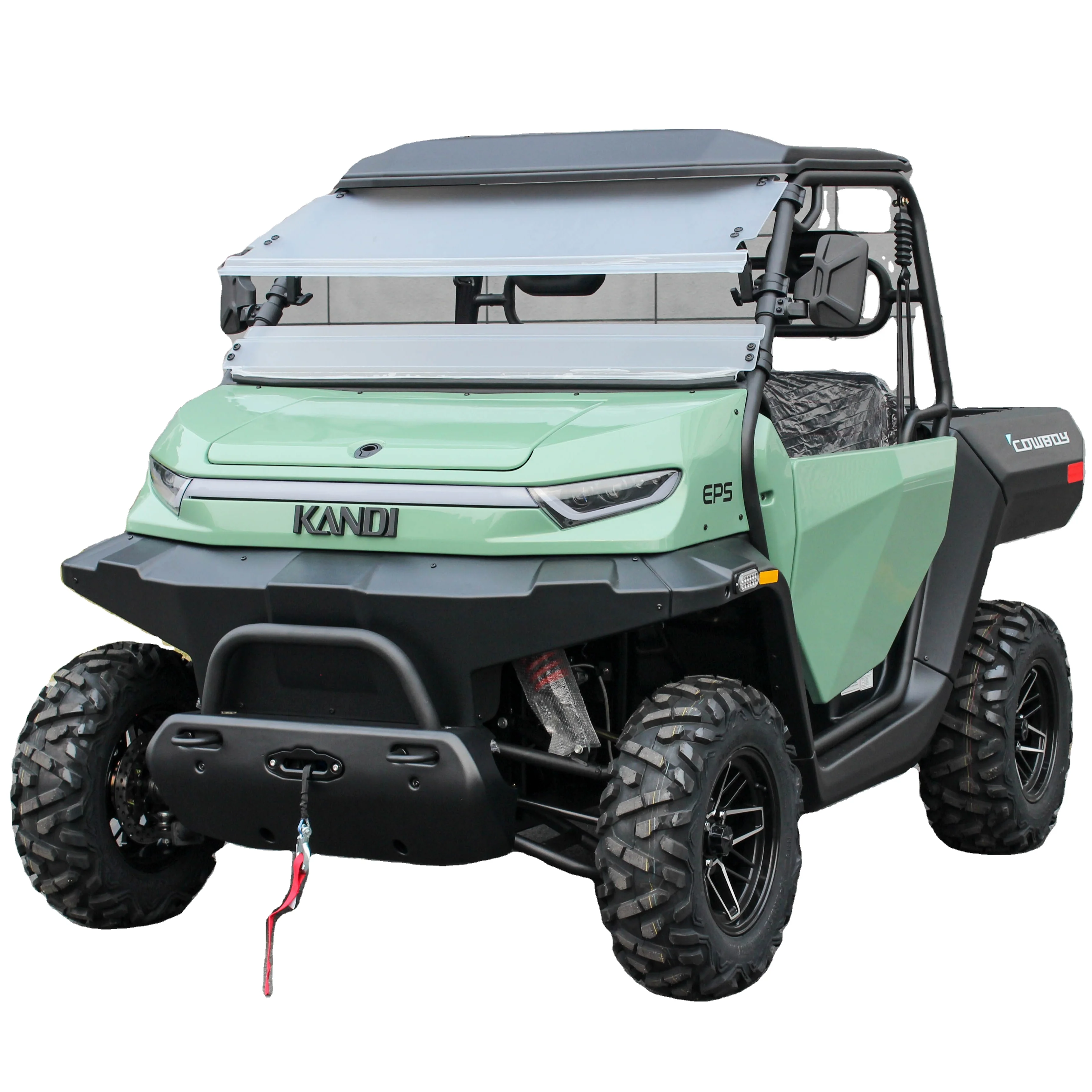 Kandi 4*4 UTV Electric Cargo Truck 15.36 kWh Lithium Battery Side-by-Side Adult EPS Electric UTV 72V Automatic EEC Certified