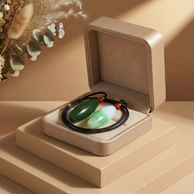 

1 шт. Подлинный нефритовый кулон, модный повседневный талисман, зеленый, ручной полировки, Фэн-шуй, символ мира, нефритовое ожерелье для мужчин и женщин, праздничный подарок